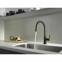 Matte Black Pull out Kitchen tap Solid stainless steel PVD plated