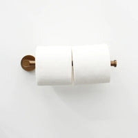 2024 Round New Toliet Roll Holder brushed copper hand towel holder