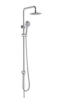 Brushed Nickel Solid Stainless Steel 304 made shower set w diverter 200 mm head sprayer hand held head Suit Outdoor