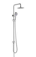 Brushed Nickel Solid Stainless Steel 304 made shower set w diverter 200 mm head sprayer hand held head Suit Outdoor