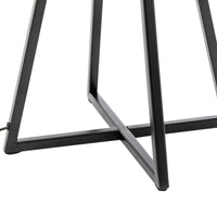 Modern Scandi Metal Dimmable Table Desk Lamp w/ Linen Shade - Matte Black