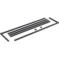 Commercial Clothing Garment Rack Retail Shop Black