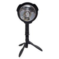 10W Handheld Spot Light Rechargeable LED Spotlight Hunting Shooting 12V