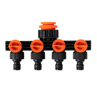 4 Way Hose Connector Tap Irrigation Garden Kit