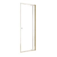 Adjustable Semi Frameless Shower Screen (74~82) x 195cm Australian Safety Glass Kings Warehouse