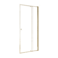 Adjustable Semi Frameless Shower Screen (98~106) x 195cm Australian Safety Glass Kings Warehouse
