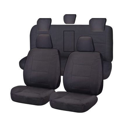 All Terrain Canvas Seat Covers - For Chevrolet Colorado RG Series Dual Cab (2012-2022) Kings Warehouse