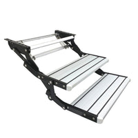 Aluminium Double Caravan Step Pull Out Folding Steps For Road RV Camper Trailer Kings Warehouse