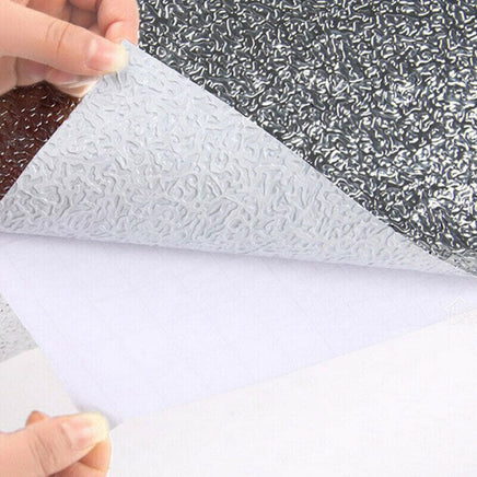 Aluminum Foil Sticker Self Adhesive Oil-proof Waterproof Kitchen Cabinet Wall(40*500cm) Kings Warehouse