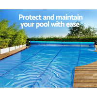 Aquabuddy Swimming Pool Cover Roller Reel Adjustable Solar Thermal Blanket Kings Warehouse 