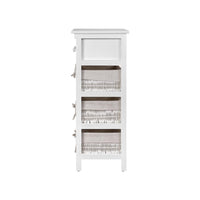 Artiss 3 Basket Storage Drawers - White Artiss Kings Warehouse
