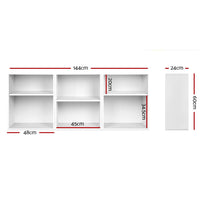 Artiss 3 Piece Storage Shelf Storage Supplies Kings Warehouse