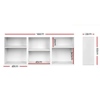 Artiss 3 Piece Storage Shelf Storage Supplies Kings Warehouse 