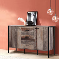 Artiss Buffet Sideboard Storage Cabinet Industrial Rustic Wooden Bedroom Kings Warehouse 
