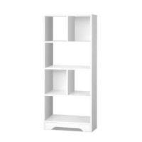 Kings Display Shelf Bookcase Storage Cabinet Bookshelf Bookcase Home Office White