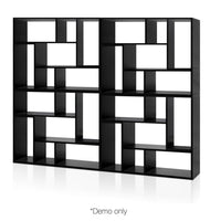 Artiss DIY L Shaped Display Shelf - Black Kings Warehouse