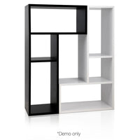 Artiss DIY L Shaped Display Shelf - Black Kings Warehouse