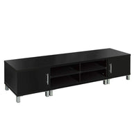 Kings Entertainment Unit with Cabinets - Black