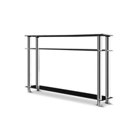 Artiss Entry Hall Console Table - Black & Silver Living Room Kings Warehouse