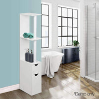 Artiss Freestanding Bathroom Storage Cabinet - White Kings Warehouse 