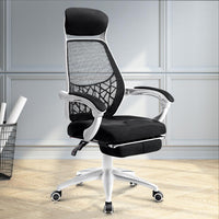 Artiss Gaming Office Chair Computer Desk Chair Home Work Study White Office Kings Warehouse 