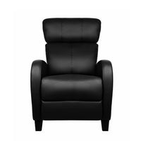 Artiss PU Leather Reclining Armchair - Black Furniture Kings Warehouse