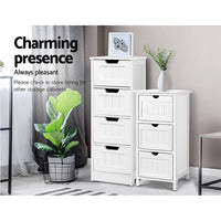Artiss Storage Cabinet Chest of Drawers Dresser Bedside Table Bathroom Stand Kings Warehouse 