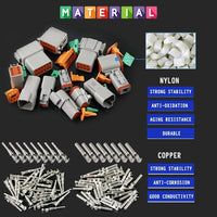 AU 1000 PCS Deutsch DT Connector Kit 14-16AWG Stamped Contacts 1100PCS UPGRADE Kings Warehouse