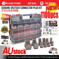 AU 1000 PCS Deutsch DT Connector Kit 14-16AWG Stamped Contacts 1100PCS UPGRADE Kings Warehouse