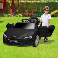 Audi Sport Licensed Kids Electric Ride On Car Remote Control - Black Kings Warehouse