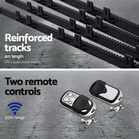 Auto Electric Sliding Gate Opener 1000KG 4M Rails Kings Warehouse