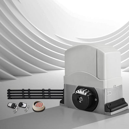 Auto Electric Sliding Gate Opener 1200KG Keypad 4M Rails Kings Warehouse