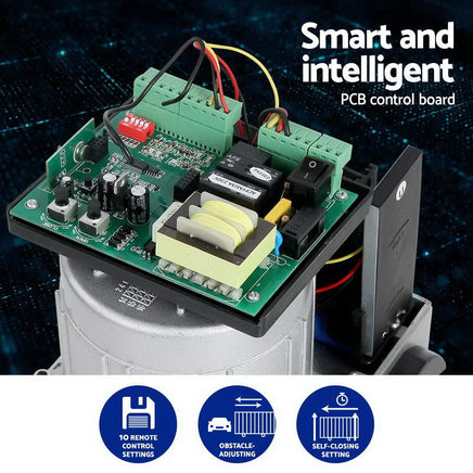 Auto Electric Sliding Gate Opener 1200KG Keypad 6M Rails Kings Warehouse