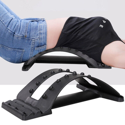 Back Stretcher Lower Lumbar Massage Support Spine Posture Corrector Kings Warehouse