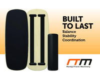 Balance Board Trainer with Stopper Wobble Roller Kings Warehouse