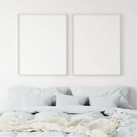 Balmain 1000 Thread Count Hotel Grade Bamboo Cotton Quilt Cover Pillowcases Set - King - Cool Grey Bedding Kings Warehouse