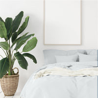 Balmain 1000 Thread Count Hotel Grade Bamboo Cotton Quilt Cover Pillowcases Set - King - Cool Grey Bedding Kings Warehouse