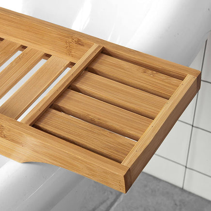 Bamboo Bath Caddy, Tray,Organiser Natural Kings Warehouse