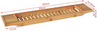 Bamboo Bath Caddy, Tray,Organiser Natural Kings Warehouse