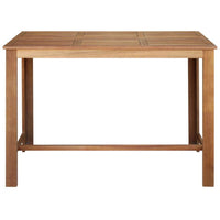 Bar Table Solid Acacia Wood 150x70x105 cm Kings Warehouse 