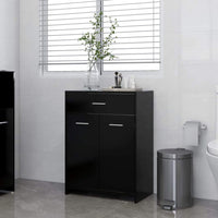 Bathroom Cabinet Black 60x33x80 cm