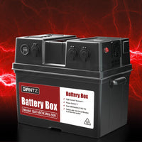 Battery Box 500W Inverter Deep Cycle Battery Portable Caravan Camping USB Kings Warehouse
