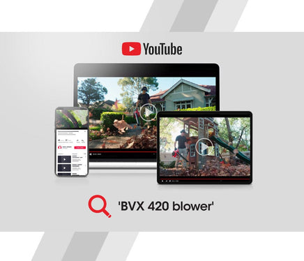 Baumr-AG Petrol Leaf Blower Vacuum 4 Stroke - Vac Garden Commercial Hand Outdoor garden supplies Kings Warehouse