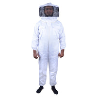 Beekeeping Bee Full Suit Standard Cotton With Round Head Veil M Kings Warehouse