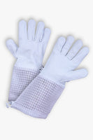 Beekeeping Bee Gloves Goat Skin 3 Mesh Ventilated Gloves-M KingsWarehouse