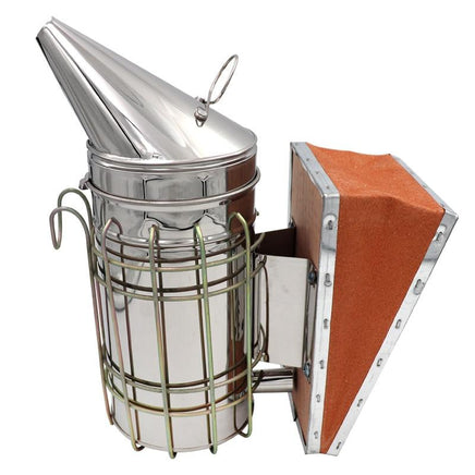 Beekeeping Smoker Stainless Steel Manual Bee Smoke Transmitter Apiculture Equipments Large Kings Warehouse