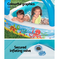 Bestway Inflatable Kids Pool Canopy Play Pool Swimming Pool Family Pools Kings Warehouse