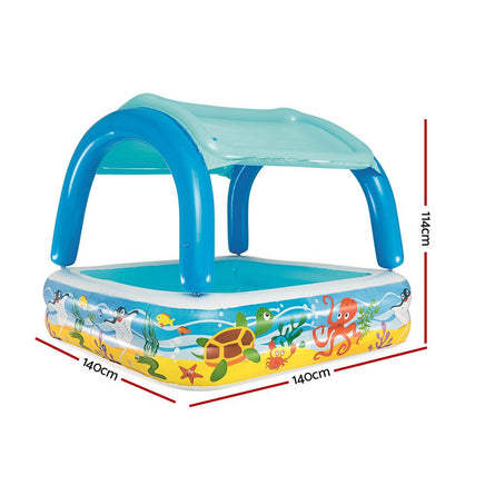Bestway Inflatable Kids Pool Canopy Play Pool Swimming Pool Family Pools Kings Warehouse