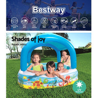 Bestway Inflatable Kids Pool Canopy Play Pool Swimming Pool Family Pools Kings Warehouse