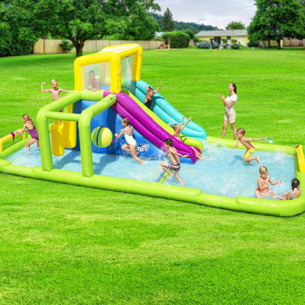Bestway Inflatable Water Pack Pool Slide Castle Playground H2OGO Splash Course Pool & Accessories Kings Warehouse